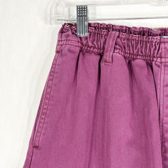 Urban Outfitters Small Petite Jeans Purple High Rise Wide Leg Baggy Grunge 1640 - Picture 4 of 10
